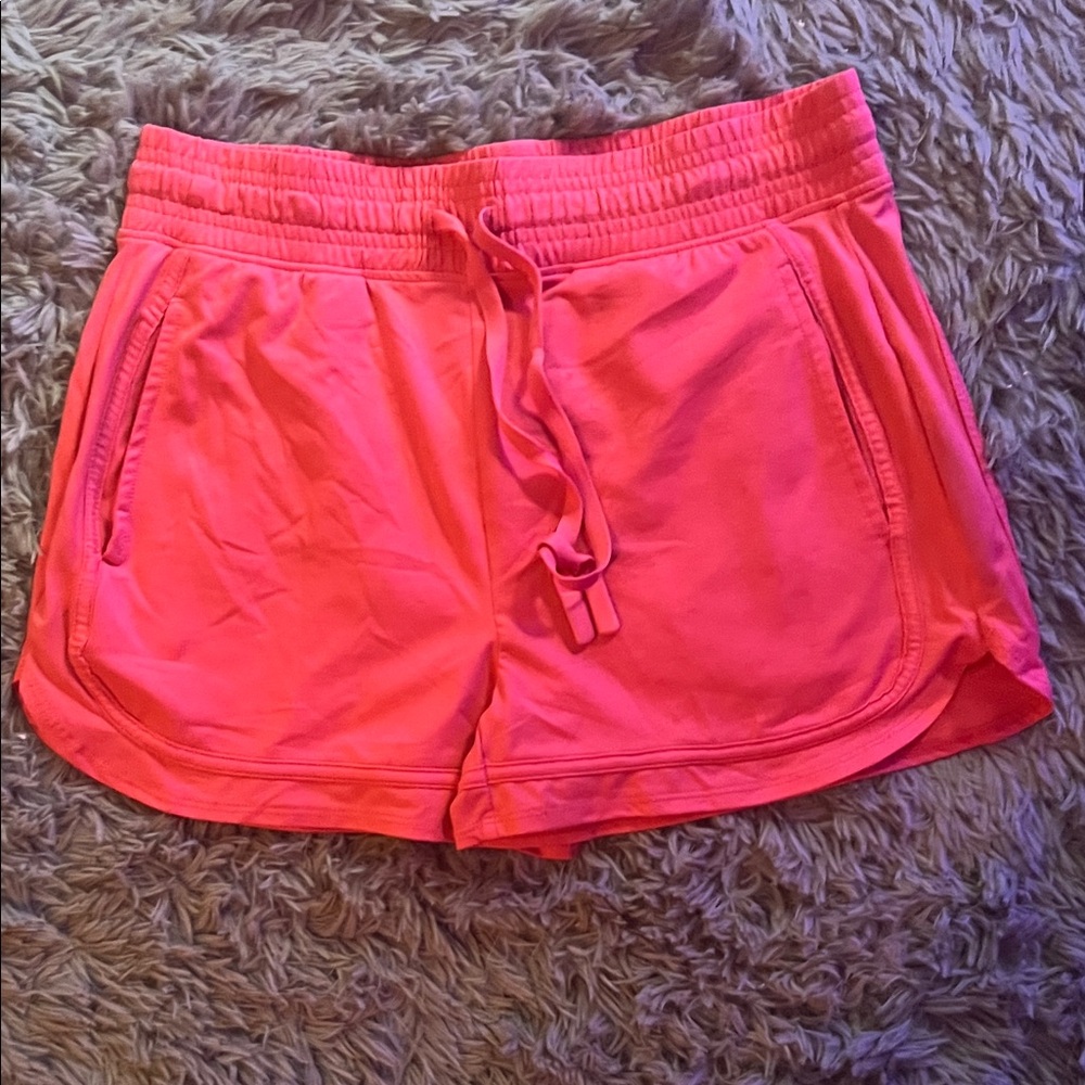 Z Supply Women's Pink Drawstring Shorts